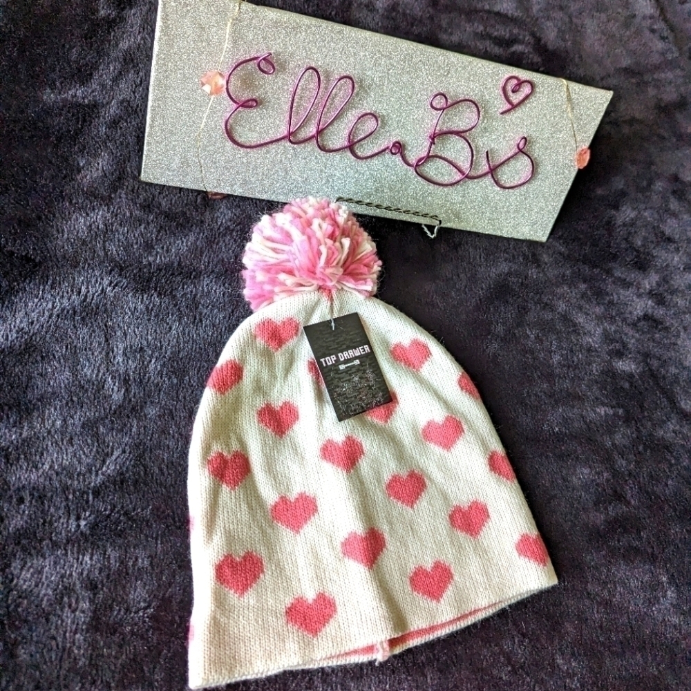 NWT Heart Winter Hat